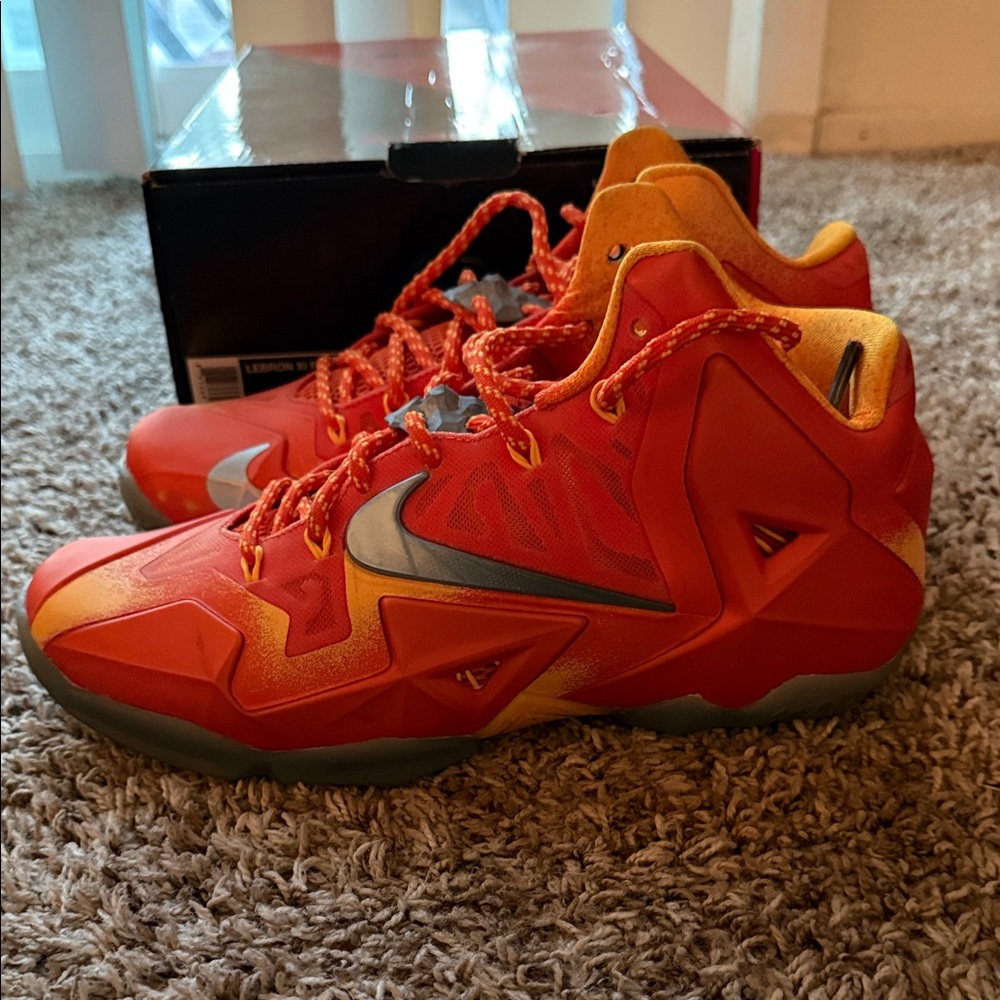 Nike LeBron XI Preheat-Forging Iron with original box. Slightly Used